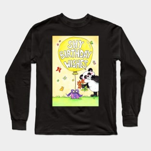 Shy Birthday Wishes Long Sleeve T-Shirt